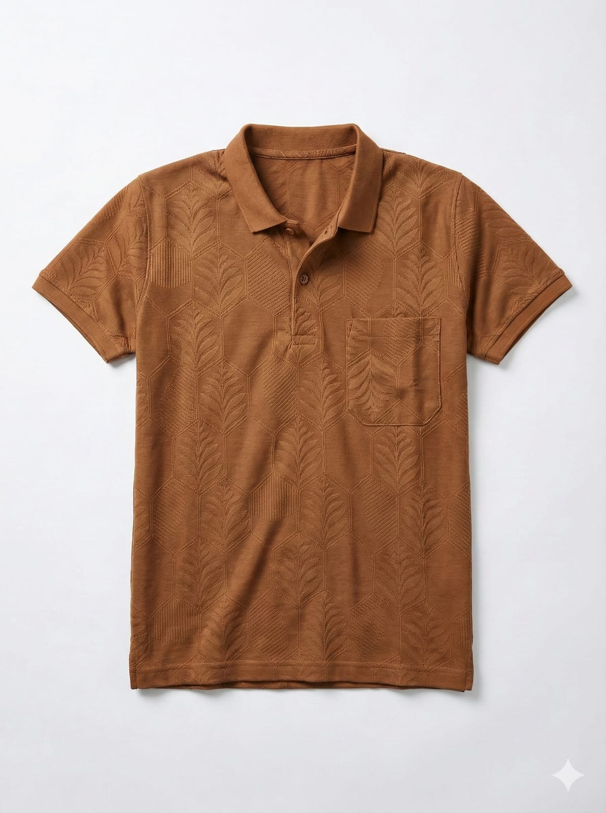 Classy Polo T-Shirt : The Perfect Smart-Casual Look for Men (Terracotta Colour)👔✨